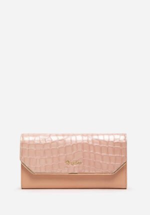 Billetera Croco Luxe Clutch