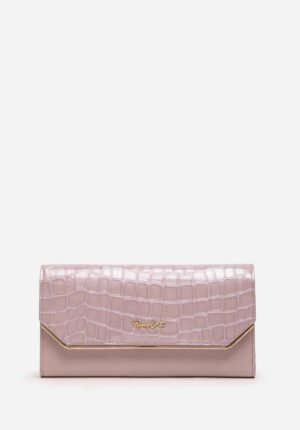 Billetera Croco Luxe Clutch