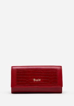 Billetera Grande Croco Belle - ROJO
