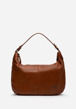 Bolso Cuero Rebel Hobo Leather - NATURAL
