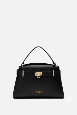 Cartera Cuero Lock Midi