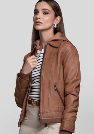 Casaca Cuero Contour