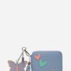 Set Monedero Cuero Butterfly Pop