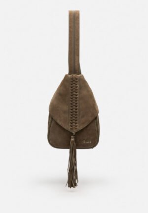 Mochila De Gamuza Flecos Boho