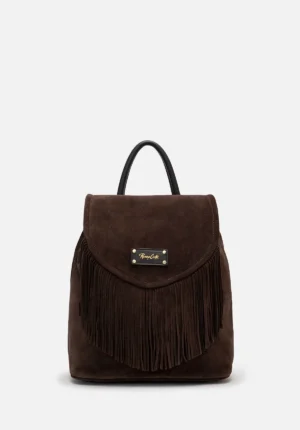 Mochila De Gamuza Flecos