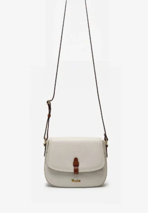 Morral De Cuero Duo Belle - BLANCO